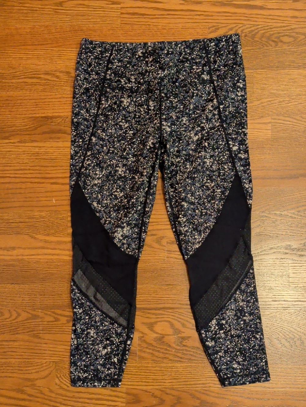 Women's Navy Speckled Performance Leggings